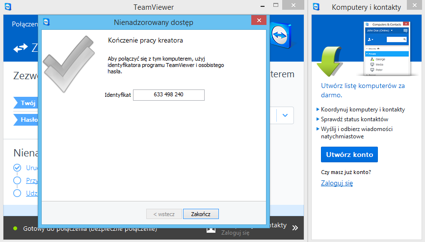 instalacja TeamViewer - proces 5